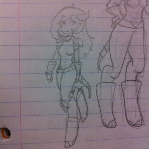 cheshirecatsmile37:  Madii, what chu doin’ starin’ at that poorly drawn badonkadonk (Taken with Instagram)  Gotta reblog myself because Instagram won’t share to here…and I’m too lazy to scan crap