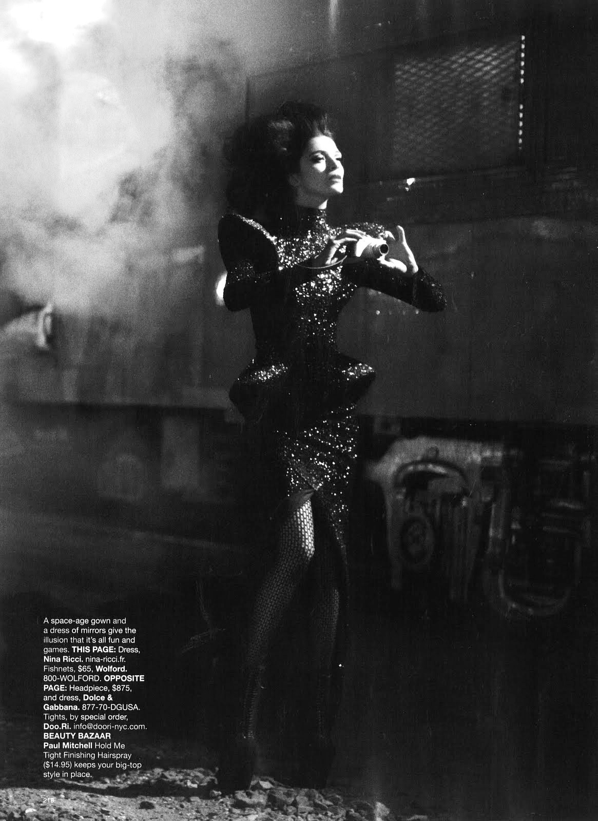 inspirationgallery:  Mariacarla Boscono by Peter Lindnbergh. Harper’s Bazaar US