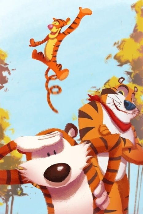 bigponyhq:  TRES FELICES TIGRES TRIGO TRIGABAN EN UN TRIGAL  