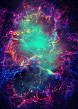 samaralex:  Cave Nebula, Fox Fur Nebula, Trifid Nebula, Fairy Nebula, Crescent Nebula by Starstuff 
