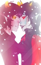 lumanous:  soranoo:  Karezi Photoset - Dragon Cape Terezi/Update Art Karkat: YOU’RE ACTUALLY JUST PREVENTING PEOPLE FROM SEEING SOMEONE WHO’S ALREADY BEAUTIFUL. Karkat: I JUST WANT YOU TO BE HAPPY IS ALL. ♋/♥/♎/♋/♥/♎/♋/♥/♎  ahh my