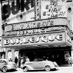 Fondajane:  Vintage Photo Of The Marquee At Billy Minsky’s &Amp;Lsquo;Republic