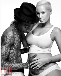 thenfrankiesaid:  everythingyntk:   Wiz Khalifa   Amber Rose for XXL Magazine [Oct 2012]  im in love with their relationship 