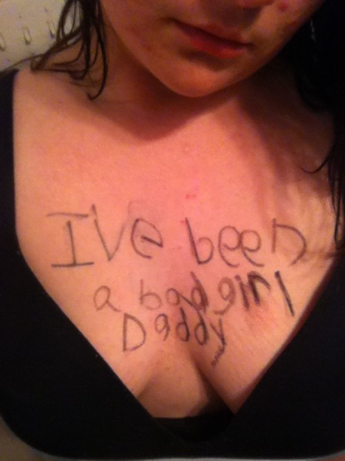 itfeelsrightdaddy:  thelittlespookygirl:  “You will be wearing nothing but your cutest bra and panties. You will touch yourself, getting dripping wet and thinking about how Daddy gets hard at the thought of you, especially at the thought of your yelps