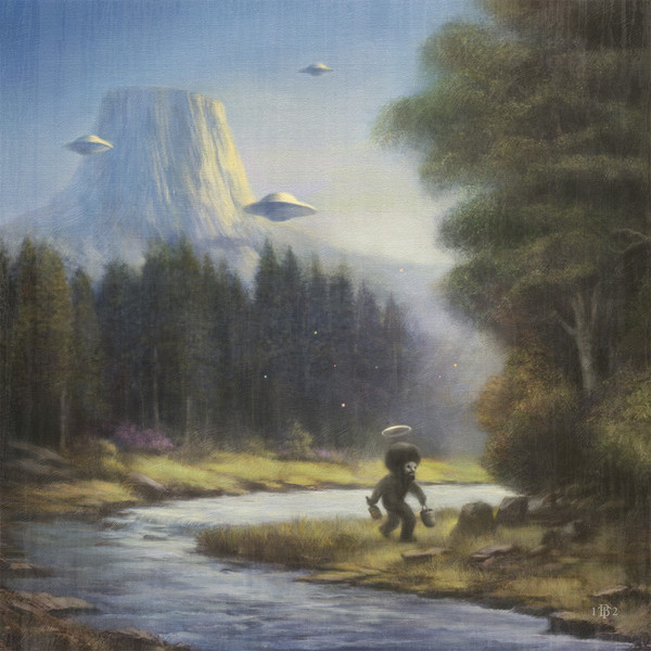 nevver:  The truth is out there, Bob Ross Sasquatch 