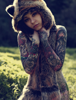 bellekai:  besides the nakedness, i love the spirit hood c’: , and she’s pretty.