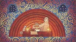 speakfriendandenter:  Top 10 Non-Disney Animated Films [3] . The Secret of Kells (2009) This was easily the hardest one of these to pick scenes to gif because every single frame of this movie is so beautiful. It’s filled with this specific type of
