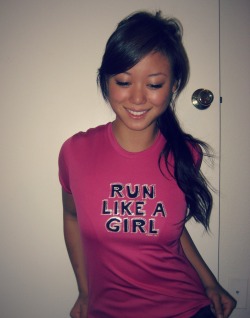cynthipoo:  Run like a girl.