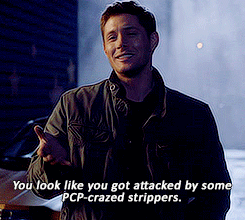 phoestiel:  I love how that’s not even Dean, that’s straight up Jensen laughing