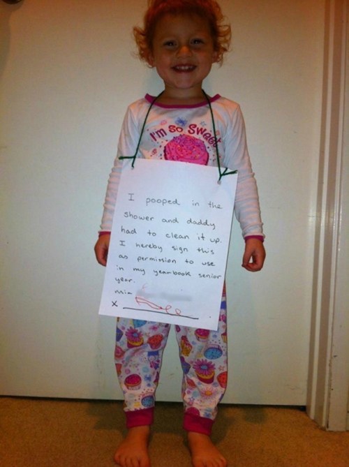 ilovedophelia:  thedailywhat:  Kid Shaming of the Day: All kinds of wrong or completely