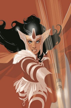 chuckramos:  Lady Sif by Phil Noto. 