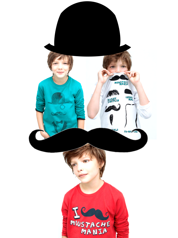 Happy Moustache Movember, everyone! Participate with these hilarious shirts from Zara Kids, no facial-hair cultivation required.