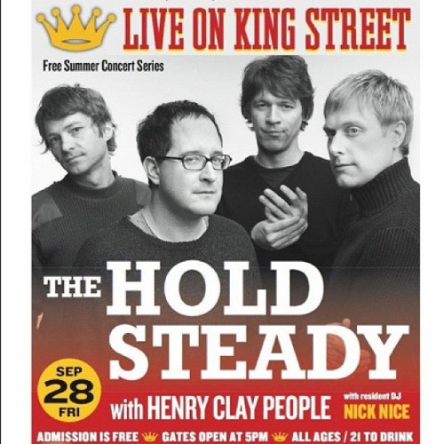 Madison, WI: Free + All Ages show tonight w/ The Hold Steady (Taken with Instagram)