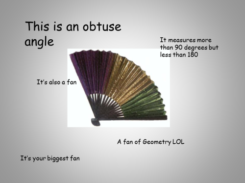 jadedarsenic:As promised, the best slides from my Geometry presentation.I presented this in front of