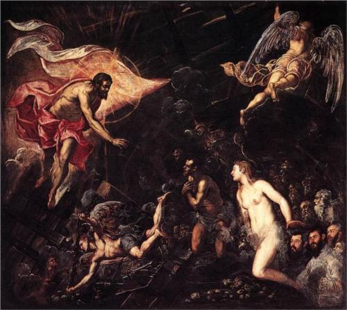satans-helper: Tintoretto - The Descent Into Hell, 1568