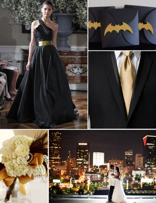 jncera: nightmareloki: notyouranchor: A Batman Themed Wedding “Gotham Nights” yes. &hell