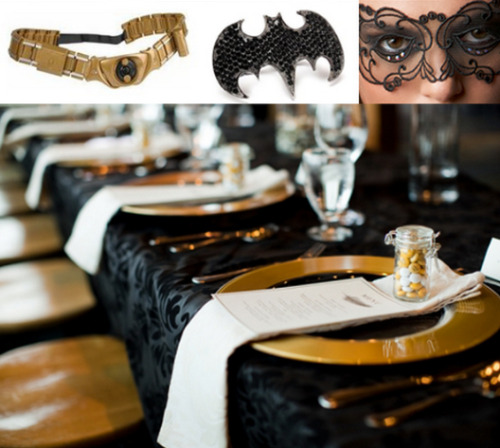 jncera: nightmareloki: notyouranchor: A Batman Themed Wedding “Gotham Nights” yes. &hell