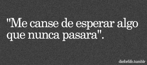 queque-con-manjarcolun:  dieforlife:  Pense que siempre estariamos unidos, pensé que de verdad te importaba, pensé mal.  Pensé que me querías, y me cansé de creer algo que no iba a pasar. 
