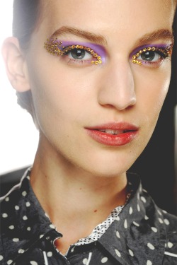 Vanessa Axente Backstage Christian Dior Spring 2013