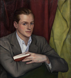 bassington:  Man with a Red Book, Luigi Lucioni