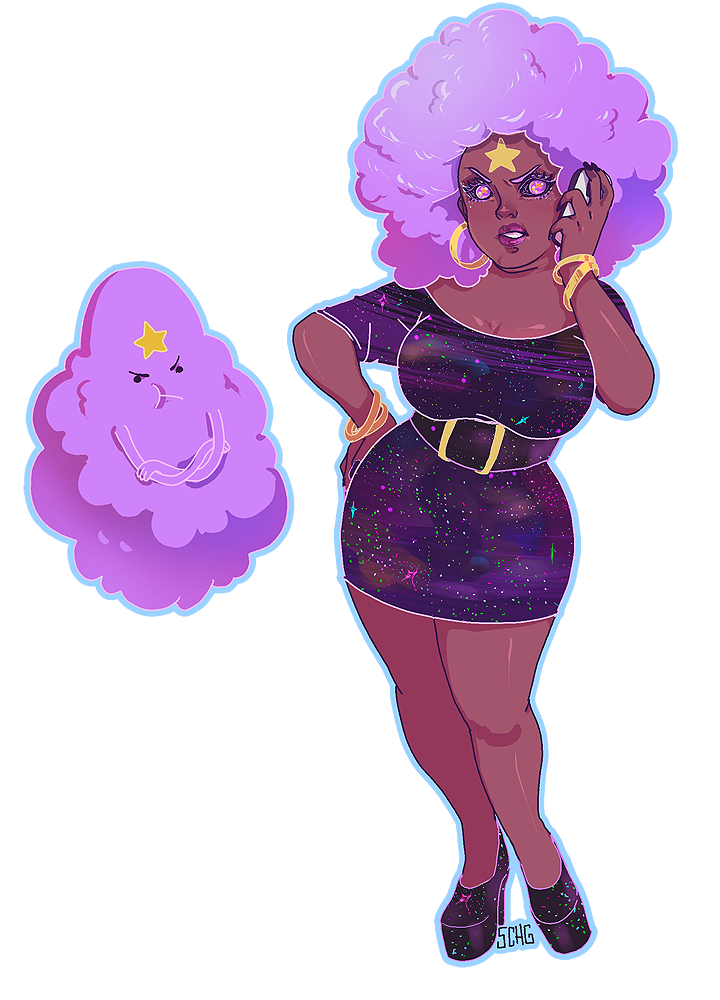 vileplumage:  arctg:  LSP is one of my favs in Adventure Time &gt;w&gt; doodled