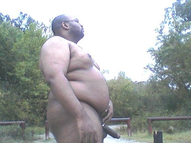 Hawt as hell!!!  I will always reblog this big dicked black chub daddy!  Mmmm &hellip;,