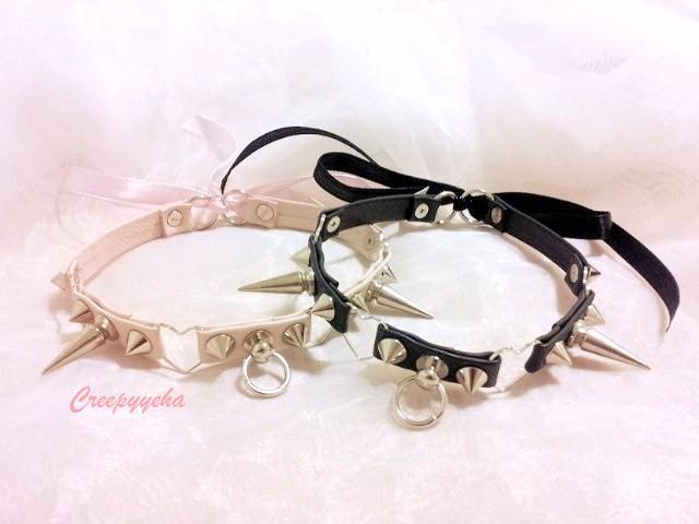 creepyyeha:  ♡ NEW O Ring Heart Choker ♡