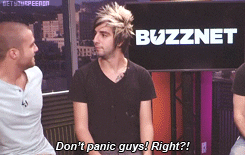 getyourpeenon:  Q&A about Don’t Panic (x) 