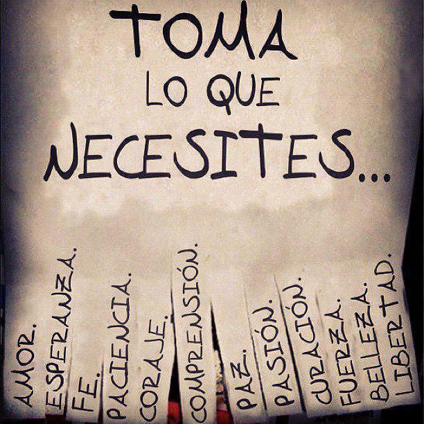 Ríe cuando puedas, llora cuando lo necesites !