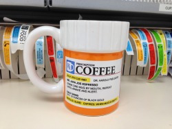 amest-i-bovvered:  My new mug for work. I think it’s pretty appropriate.  