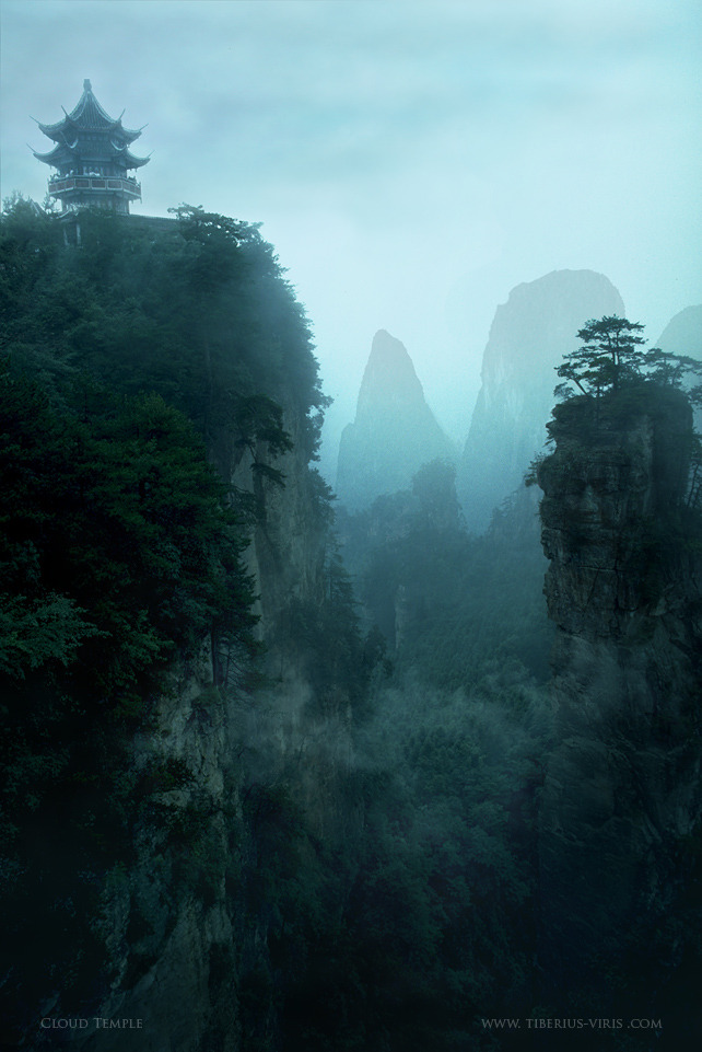   The Temple of Celestial Harmony. There is a legend of a monastery deep in the mountains