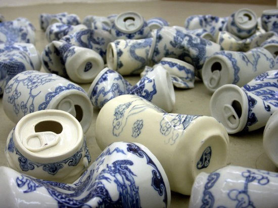 Porcelain cans