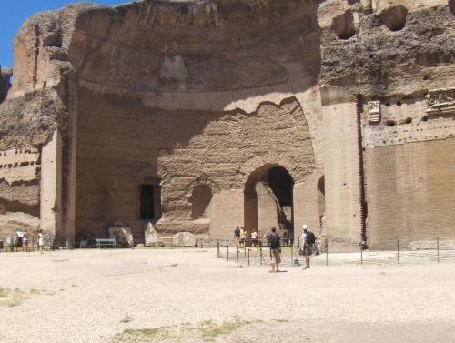 Baths of Caracalla, a palaestra (sports field). Then I first visited this site I giess I was mostly 