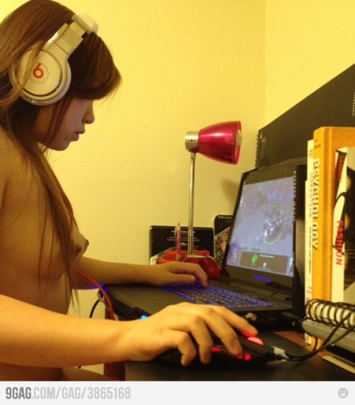 XXX You need to beat her at Starcraft before photo