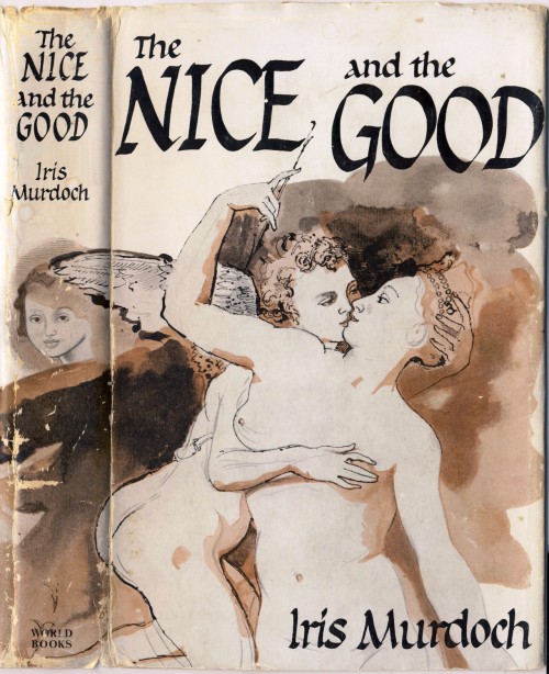 theshipthatflew: intheheatherbright:Iris Murdoch, The Nice and the Good, dust jacket illus. John War