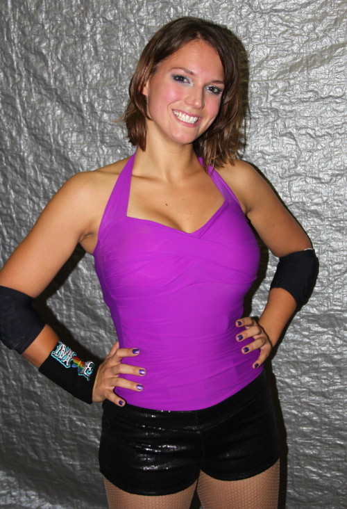 Female wrestler Mary Elizabeth Monroe 