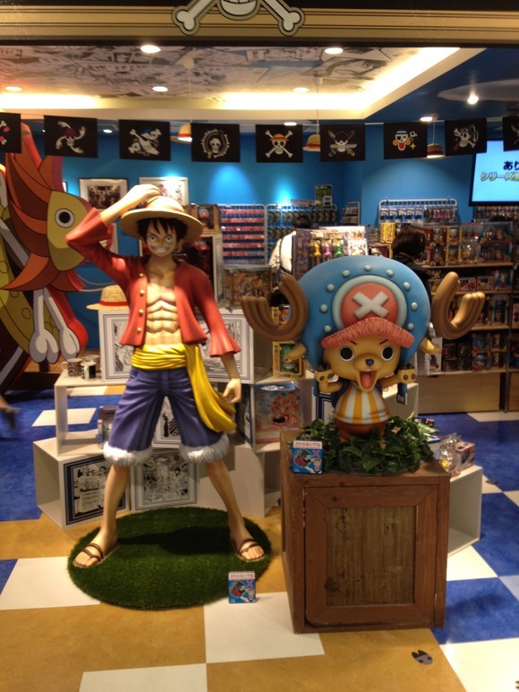 samuraiis:  zorojuurou: Shibuya Parco One Piece Store pictures  You can buy everything