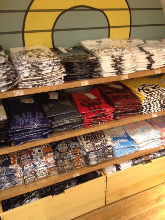 samuraiis:  zorojuurou: Shibuya Parco One Piece Store pictures  You can buy everything