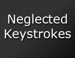 tranasphere:  Neglected keystrokes 