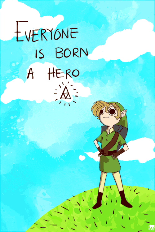insanelygaming:  Everyone Is Born a Hero Created by ohparapraxia 