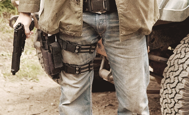 Porn mishtaken:  Thigh holster. That’s it. Nothing photos