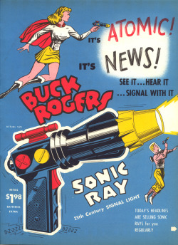 pixel-spunk:  Buck Rogers Sonic Ray 25th Century Signal Light, (1949) 