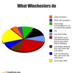 nerdwitha-blog:  diana-and-some-fallen-angels:  avast-lucifers-ass:  extermineiren:  acleverhufflepuff:  archangel-bonding:  I think this sums it up  this is a pretty good pie chart  accurate. this is literally the show and would make a great drinking