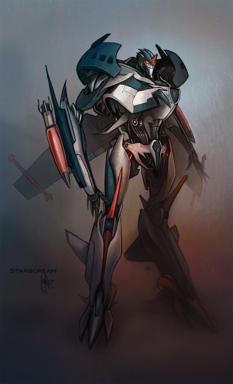 mechanicbird:  Starscream - Colored by ~Dzorek 
