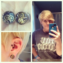 New #plugs #gauges #bodymods from #Scarefest