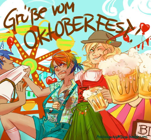 Porn Pics askhumanappledash:  Grüße vom Oktoberfest!