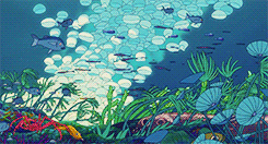 aprettyfire:  The Scenery of Ponyo 