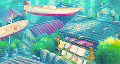 aprettyfire:  The Scenery of Ponyo 