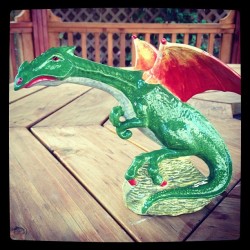 The dragon I made at Jill’s birthday