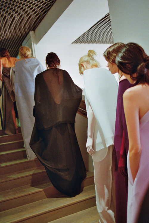 Backstage Maison Martin Margiela Spring 2013 by Schohaja